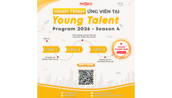 [MBB] – BẬT MÍ HÀNH TRÌNH ỨNG VIÊN TẠI YOUNG TALENT PROGRAM 2026 – SEASON 4